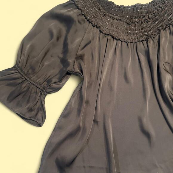 Brown cute summer top - Picture 3 of 3